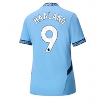 Manchester City Erling Haaland #9 Fußballbekleidung Heimtrikot Damen 2024-25 Kurzarm